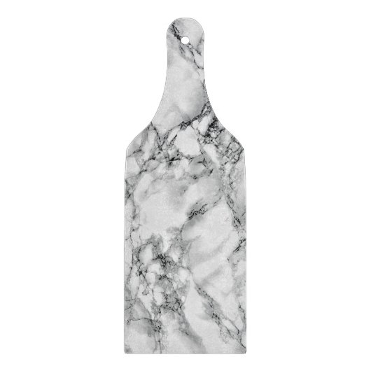 Planche À Découper Pierre Marbre blanc branchée (Devant)