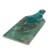 Planche À Découper Pierre minérale bleu Chrysocolla (Coin)