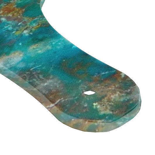 Planche À Découper Pierre minérale bleu Chrysocolla (Coin)