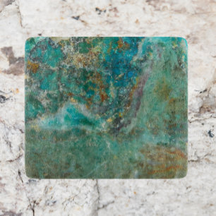 Planche À Découper Pierre minérale bleu Chrysocolla