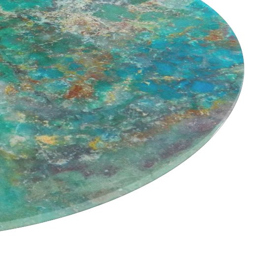Planche À Découper Pierre minérale bleu Chrysocolla (Coin)
