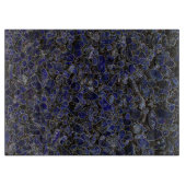 Planche À Découper Pierres bleu saphir avec brillance (Devant)