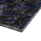 Planche À Découper Pierres bleu saphir avec brillance (Coin)