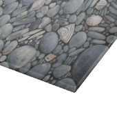Planche À Découper Pierres de plage Coques Galets Rochers Peinture Ar (Coin)