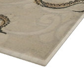 Planche À Découper Pieuvre Kraken Antique Faune Marine Côtière (Coin)