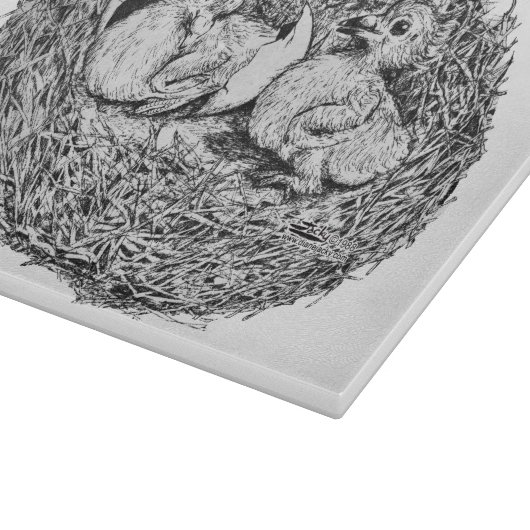 Planche À Découper Pigeon Nest Babies (Coin)