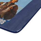 Planche À Découper Pilotes d'aviation afro-américains de 2ÈME GUERRE  (Coin)