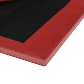 Planche À Découper Piment rouge et noir audacieux dramatique (Coin)