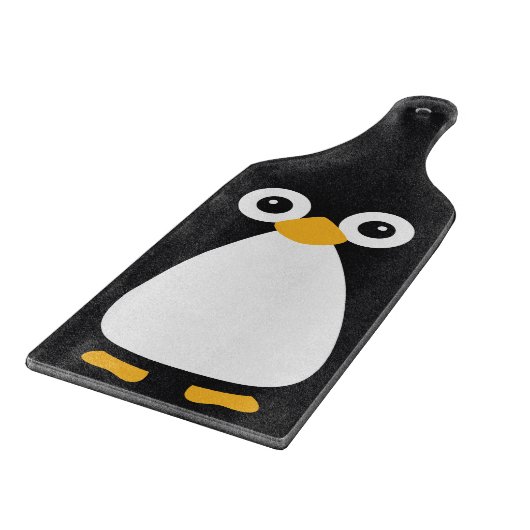 Planche À Découper Pingouin mignon de vecteur (Coin)