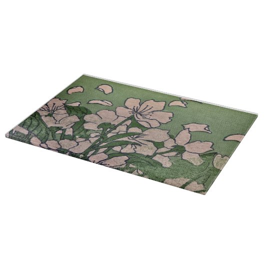 Planche À Découper Pink Blossom Green Cutting Board (Coin)