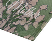 Planche À Découper Pink Blossom Green Cutting Board (Coin)