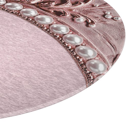 Planche À Découper Pink Flower Cutting Board (Coin)