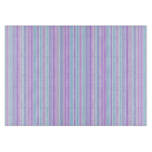Planche À Découper Pinstripes et Pastels (Devant)