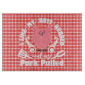 Planche À Découper Pique-nique Plaid J'Aime Mon Beurre Rubbed (Devant)