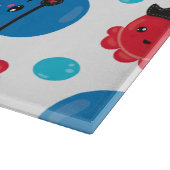 Planche À Découper Pirate Octopus, Motif de pieuvre, Animaux de mer (Coin)