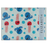 Planche À Découper Pirate Octopus, Pirate Jellfish, Mer, Votre Nom (Devant)