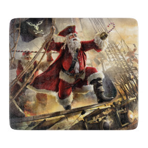 Planche À Découper Pirate Père Noël