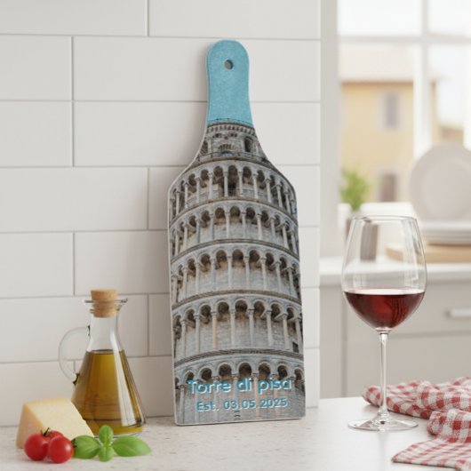 Planche À Découper Pisa Tower glass cutting board