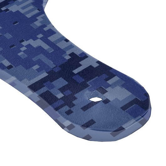 Planche À Découper Pisces Zodiac Sign on Navy Blue Digital Camouflage (Coin)