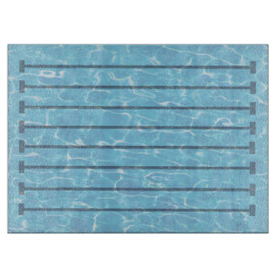 Planche À Découper Piscine de l'équipe de natation