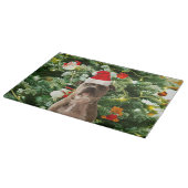 Planche À Découper Pitbull Chien Arbre de Noël Ornements Snowman (Coin)