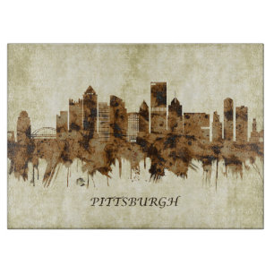 Planche À Découper Pittsburgh Pennsylvania Cityscape