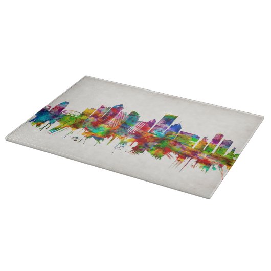 Planche À Découper Pittsburgh Pennsylvania Skyline (Coin)