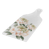 Planche À Découper Pivoines Douces Pêche (Coin)