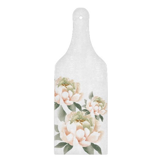 Planche À Découper Pivoines Douces Pêche (Devant)