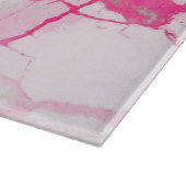 PLANCHE À DÉCOUPER PIXDEZINES MARBRE BLANC+VEAUX ROSES (Coin)