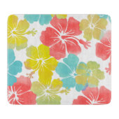 Planche À Découper PixDezines rétro hibiscus (Devant)