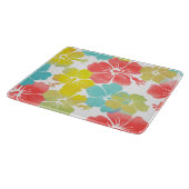 Planche À Découper PixDezines rétro hibiscus (Coin)