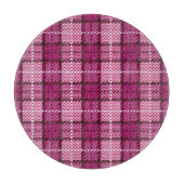 Planche À Découper Pixel Plaid_Magenta-Black (Devant)