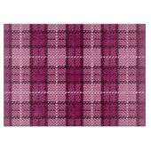 Planche À Découper Pixel Plaid_Magenta-Black (Devant)