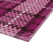Planche À Découper Pixel Plaid_Magenta-Black (Coin)