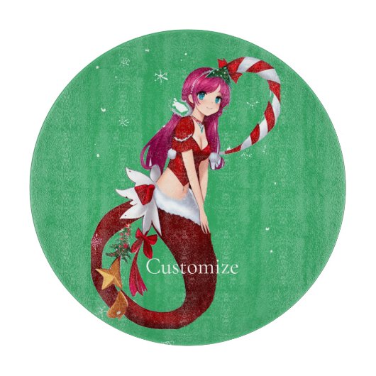 Planche À Découper Pixie de Noël Mermaid Thunder_Cove (Devant)