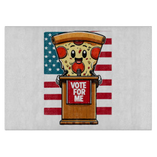 Planche À Découper pizza patriotique votez pour moi