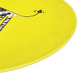 Planche à découper Pizza Zèbre Pizzebra (Coin)