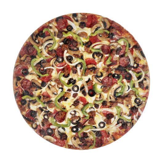 Planche À Découper Pizzawith the Works (Devant)