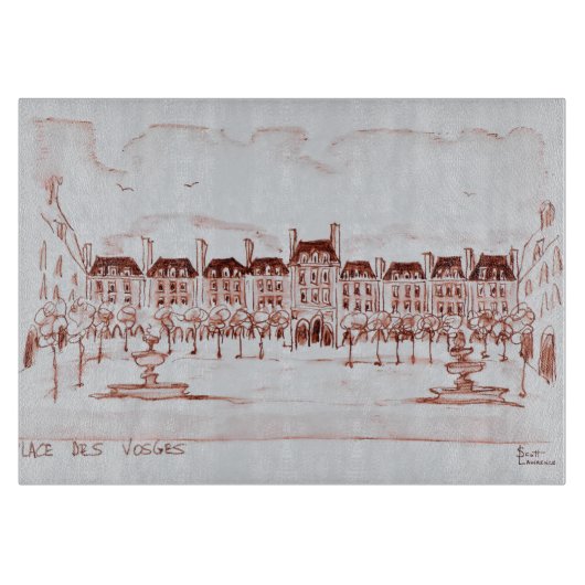 Planche À Découper Place des Vosges| Marais, Paris (Devant)