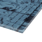 Planche À Découper Plafond de panneau d'étui rustique en verre person (Coin)