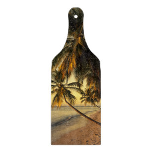 Planche À Découper Plage au coucher du soleil, Trinité