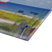 Planche À Découper Plage, bord de la mer, et oiseaux (Coin)