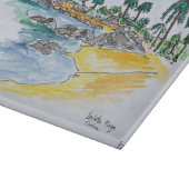 Planche À Découper Plage d'Isolella, Ajaccio| Corse, France (Coin)