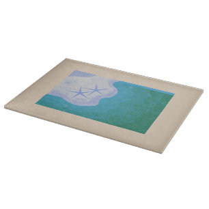 Planche À Découper Plage et étoile de mer
