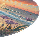 Planche À Découper Plage et Plage Florale (Coin)