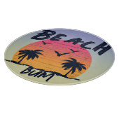 Planche À Découper Plage/littoral/tropical/hawaïen (Coin)