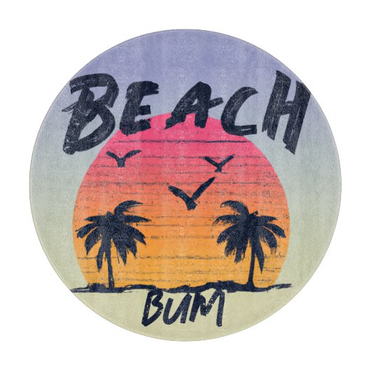 Planche À Découper Plage/littoral/tropical/hawaïen (Devant)