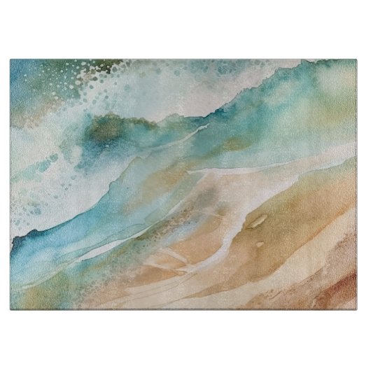 Planche À Découper Plage Océan (Devant)