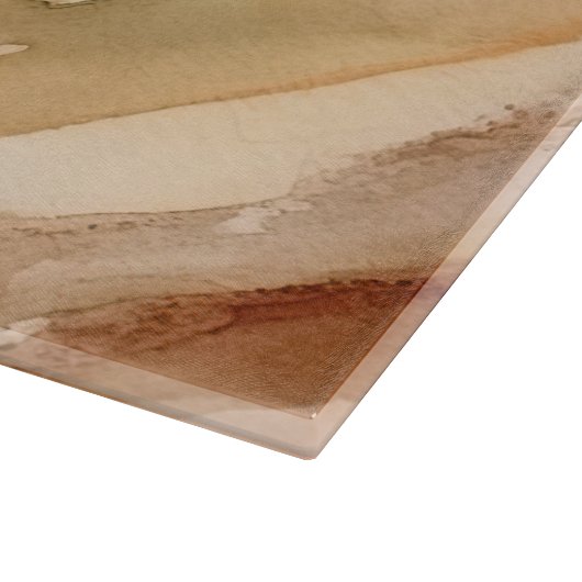 Planche À Découper Plage Océan (Coin)